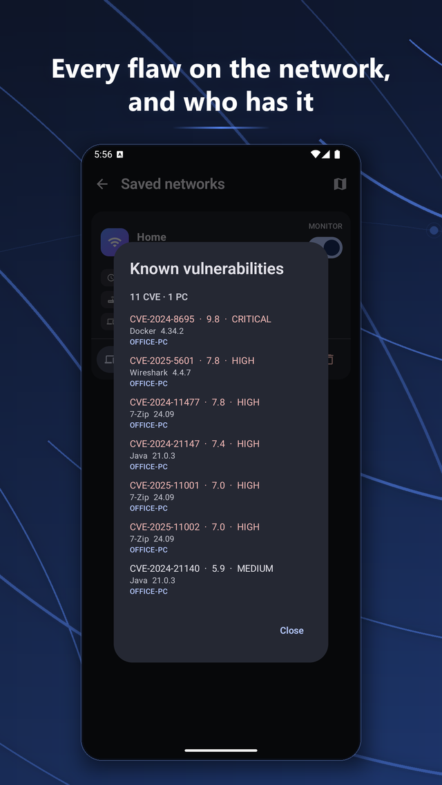 Scanner porte — servizio, descrizione e livello di rischio
