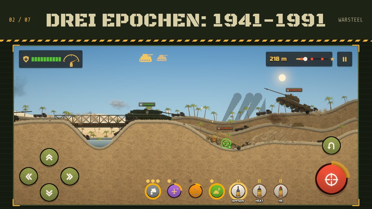 Desert Storm: Gefecht zwischen Palmen und Brücken in der Wüste