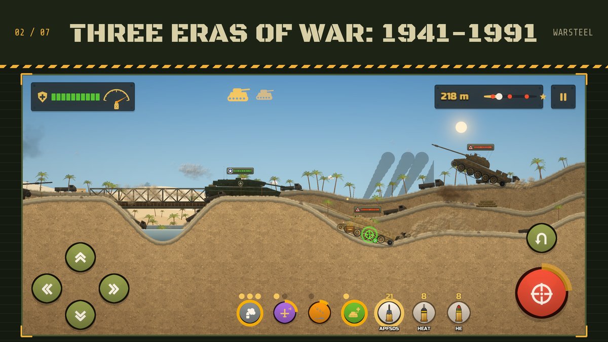 Desert Storm: battle among the palms and bridges of the desert